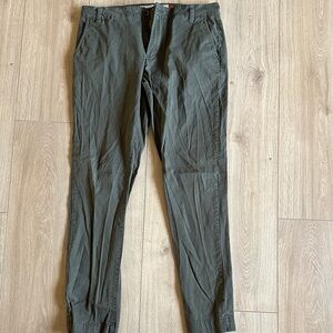 Tailor Vintage Olive Green Skinny Pants 32 x 32